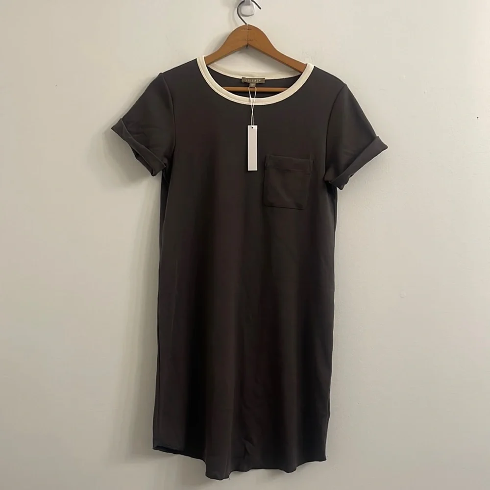 LILLA P tee Shirt Dress with Pocket xs - Picture 3 of 6